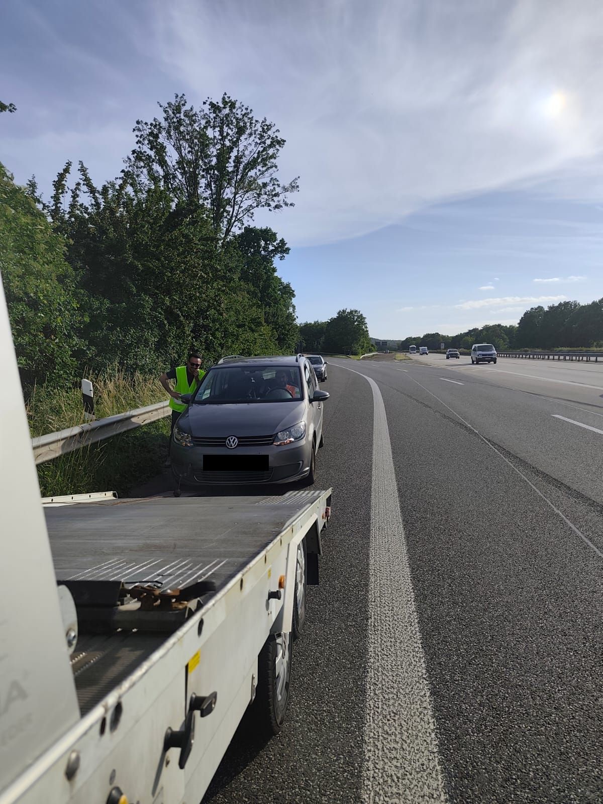 Abschleppdienst auf der A3 – Friesen Automotive Neuwied